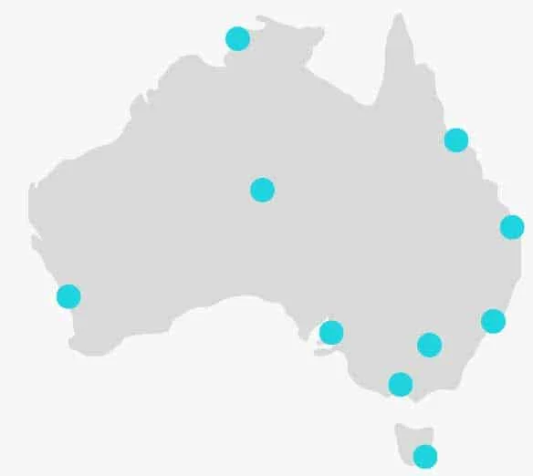 Australia-dots