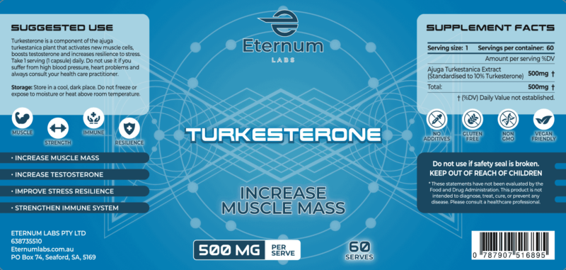 Turkesterone 500mg Supplement - Image 4